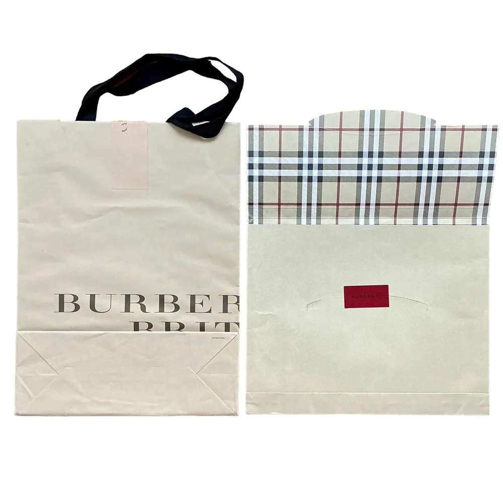 Burberry Brit Cream Tote and Sleeve Bag - Picture 2 of 3